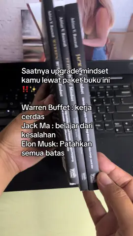 #rekomendasibuku #bukuselfimprovement #warrenbuffett #jackma #elonmusk 