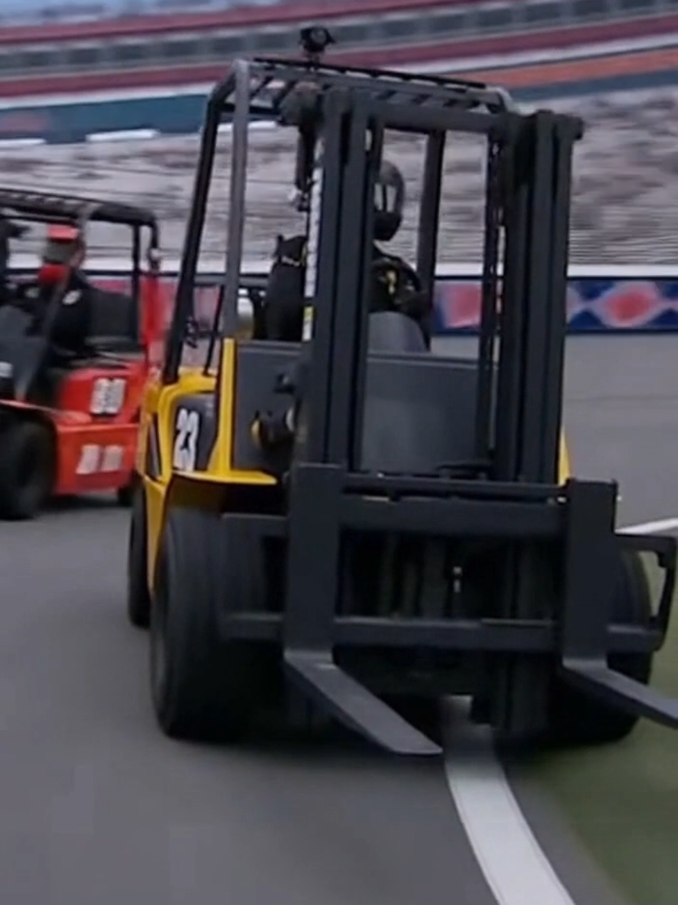 Forklift Nascar championship  #forklift #nascar #fy #fyp #sora