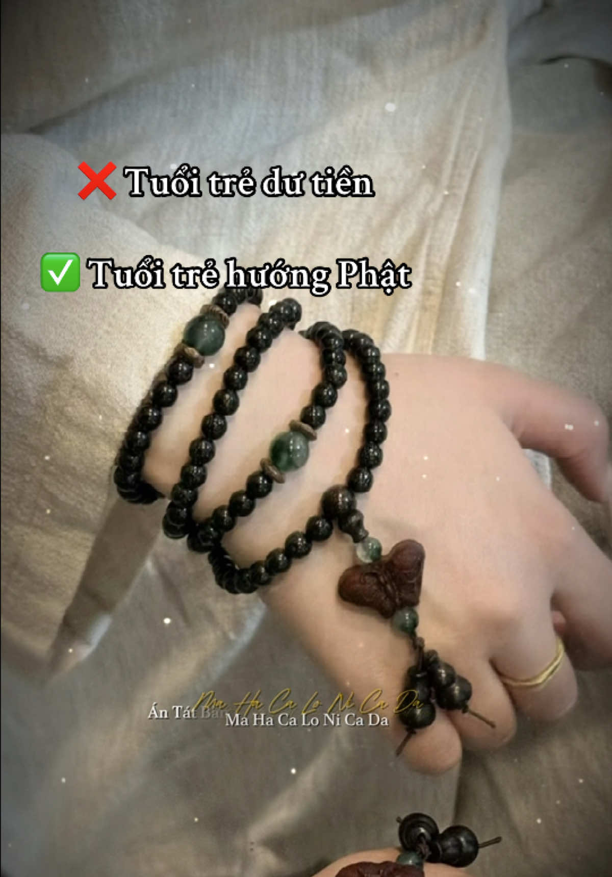 Tuổi trẻ, hướng Phật. Theo em vào buổi là tâm anh hiền🙏🪷🧎‍♀️ #baongocjewelry #vongphongthuy #daquytunhien #phậtphápnhiệmmầu #CapCut 