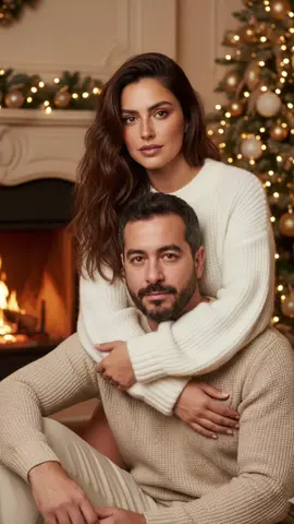 Sesión navideña en pareja🎄🎄 #gemini #trend #ai #inteligenciaartificial #prompt 