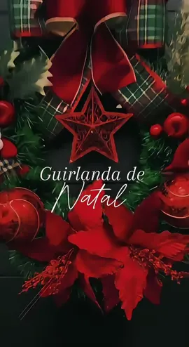 Comprei a Guirlanda de Natal mais Linda!! 😍🤩  Comenta QUERO que envio o Link ou Pesquise na Shopee pelo 🔗ID: ASX-PJM-WVP #guirlanda #decoracaodenatal 