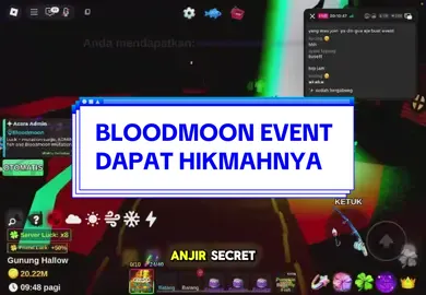 Rekap Bloodmoon Event Fish It daei Talon dapat hikmahnya doang, naik darah hahaha #roblox #fishit