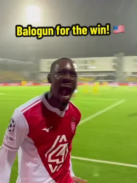 Balogun for the WIN! 🔥 #UCL #ChampionsLeague #ASMonaco #SportsTikTok #Edit 