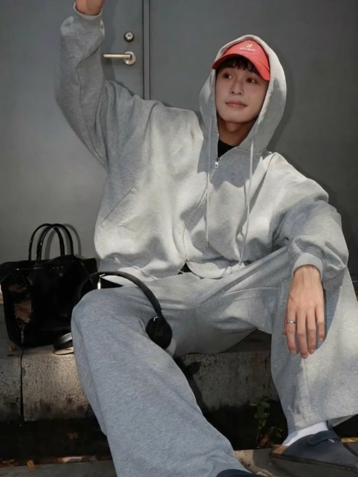 Hoodie Zip Form Boxy GODMOTHER Nỉ 2 Da Khóa 2 Đầu Chống Nắng Unisex Phong Cách Hàn Quốc Đen - Xám SP_040  #xuhuong #tiktok #OOTD #foryou #thoitrang #girl #WINTER #fyp