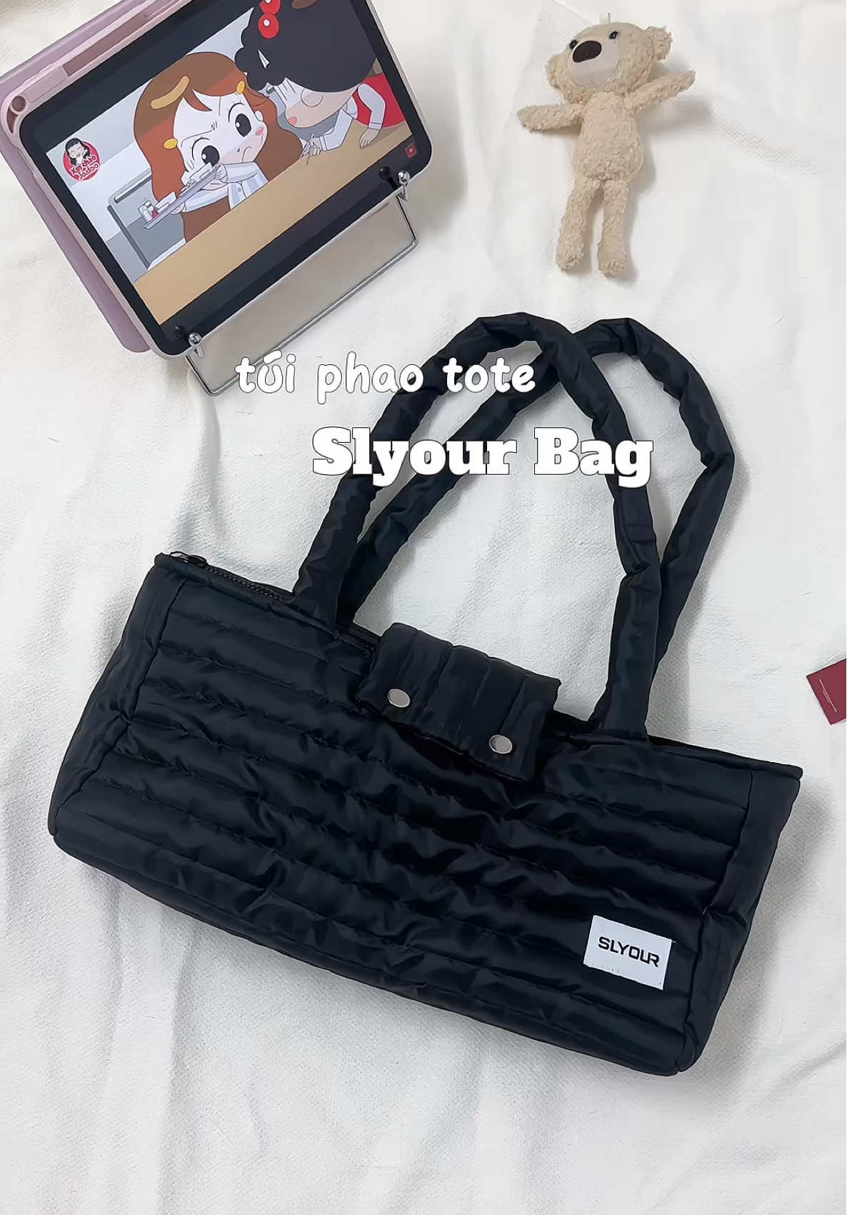 Em túi tote phao nhà  Slyour xinh lắm #slyour #slyourbag #tuitote #tuiphaotranbong 