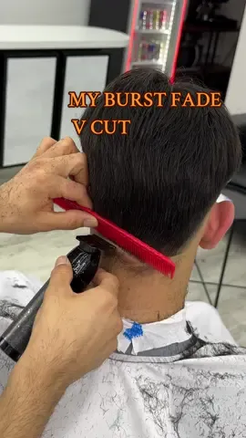 MY BURST FADE  V CUT  #burstfade #hair #haircut #hairstyle #biel 