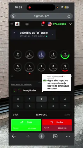Replying to @Dj Propyne 🇰🇪 This is a Beginners Guide on how to Trade manually OVER 2//UNDER 7 strategy,Watch till end and see how you should Avoid Deriv manipulation  For more Tutorials and trading tips use link on my profile  #strategy #overunder #wifimoney #makemoneyonline #trading 