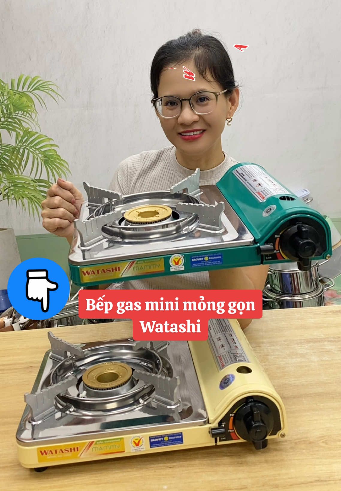 Bếp gas mini, bếp gas du lịch WATASHI #giadungphuclong #bepgasmini #bepgamini #bepgadulich #sale1111 