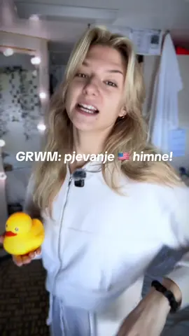 Odgovor korisniku @milica PART 2: Spremite se sa mnom za pjevanje 🇺🇸 AMERIČKE HIMNE pred AMERIKANCIMA 😳😬  Hvala što se baš zavoljeli prvi dio!! Morala sam objaviti i ovaj u kojem se spremam ravno prije nastupa! Komentiraj 