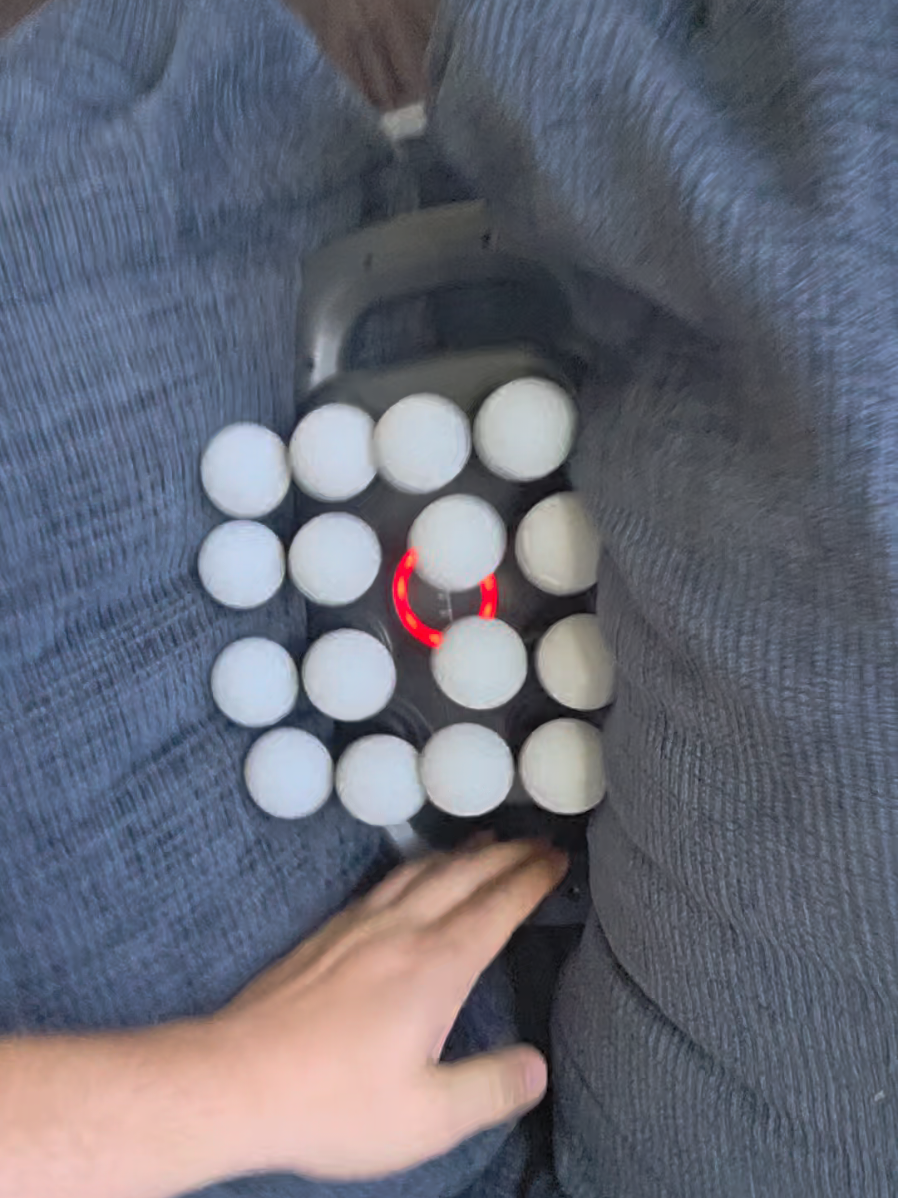 personal massager hack for when nobody is home. #personalmassager #backache #alone #DIY #massager 