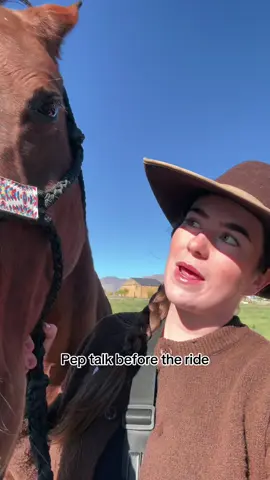 Trying to pep talk that ✨one✨ horse. #horse #crazyhorse #western #cowgirl