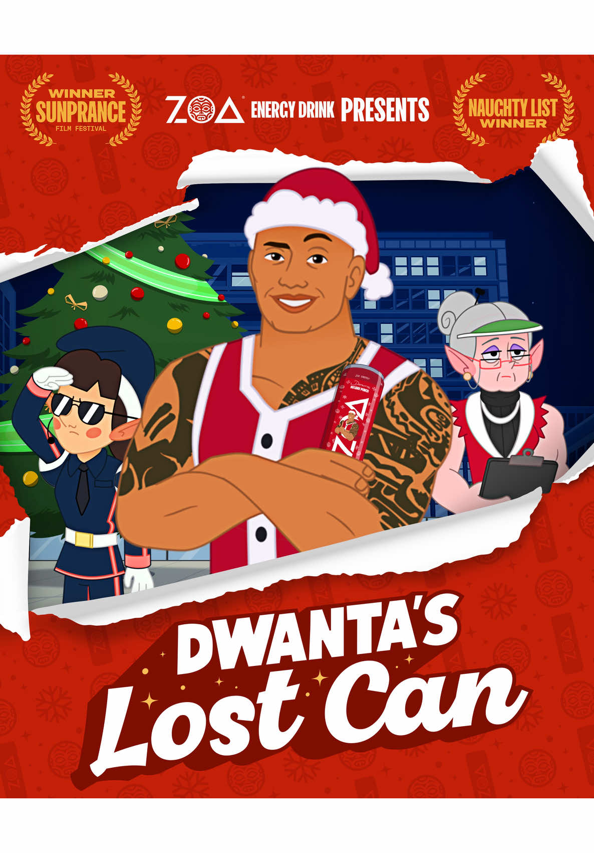 Ho Ho Ho! We’re giving away a lifetime supply of @ZOA ENERGY and check out this fun animated Dwanta Claus short film that kicks it all off (watch the full film in my stories)🎅🏾🎥🎞️  Your elusive Dwanta can is out there - go to FindMyZOA.com for a chance to win a lifetime supply of ZOA. Hope you win!!! #ElfinGoodEnergy #ZOAEnergy 🎥🎞️ @Kim Borja  🔈@seansauce 