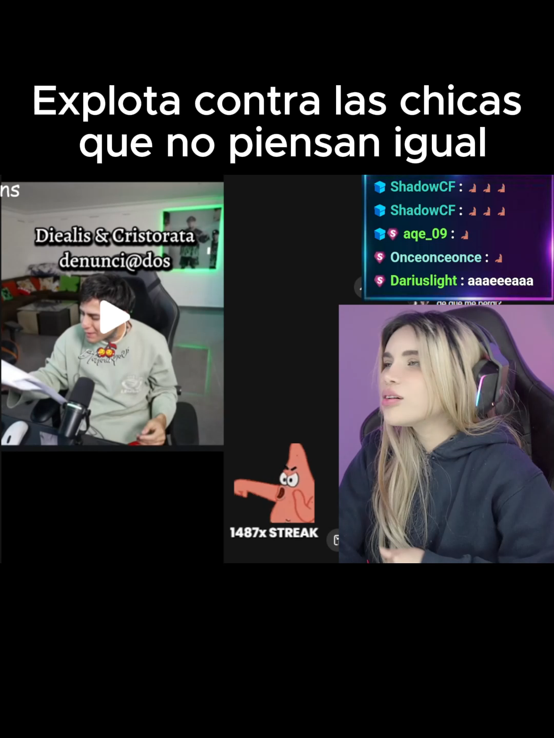 Sandraskins contra las chicas que no apoyan a Diealis #sandraskins #smashdota #dota2 #Diealis #wa #chicas #glogloking #polemica #milenka