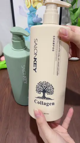 Cặp dầu gội và xả mới nhà Salonkey gấp gôi dưỡng chất phục hồi tóc #daugoisalonkey #capdaugoivadauxa #salonkey #daugoi #thanhhoai22003 #xuhuong 