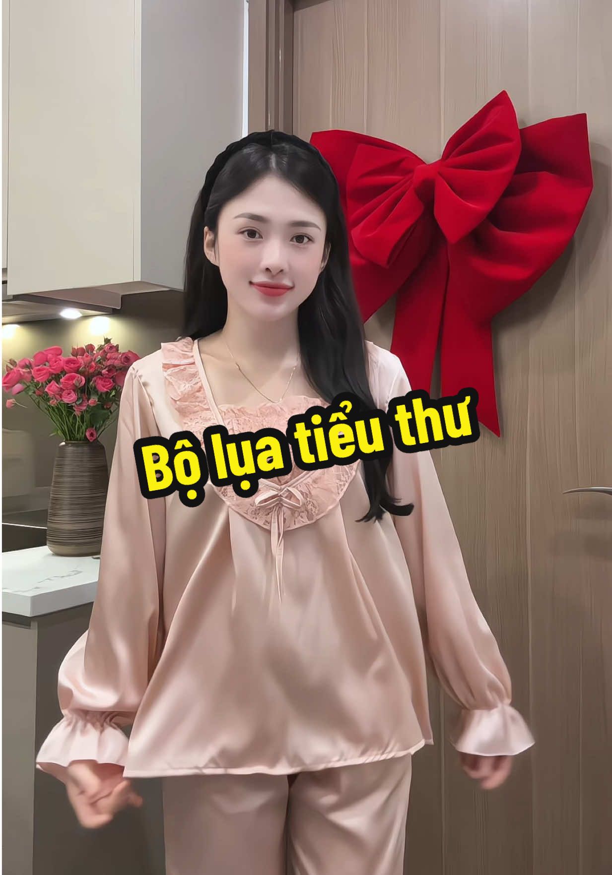 Bộ Ngủ Mặc Nhà JUSOKA lụa Latin #landaulamvo 