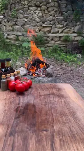 outdoor cooking #tiktokfood #asmarcooking #outdoorcooking 