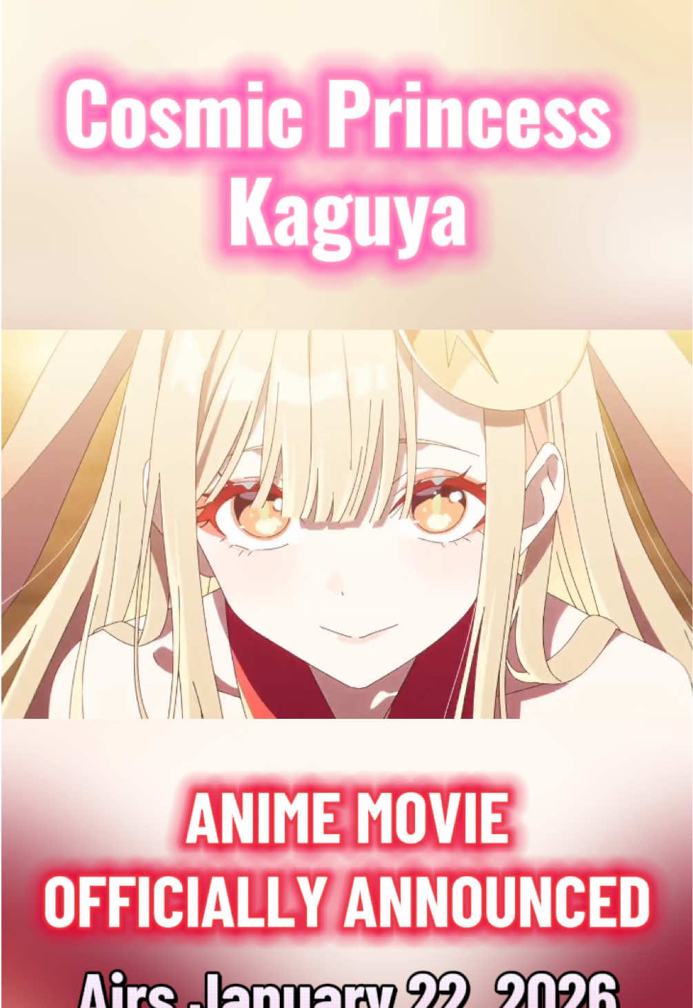 Cosmic Princess Kaguya! ANIME MOVIE OFFICIALLY ANNOUNCED Director: Shingo Yamashita CD: Hechima, Akihiro Nagae Production: Colorido Twin Engine Partners Animation Production: Studio Colorido / Studio Chromato Airs January 22, 2026 on Netflix #anime #fyp #viral #netflix #movie 