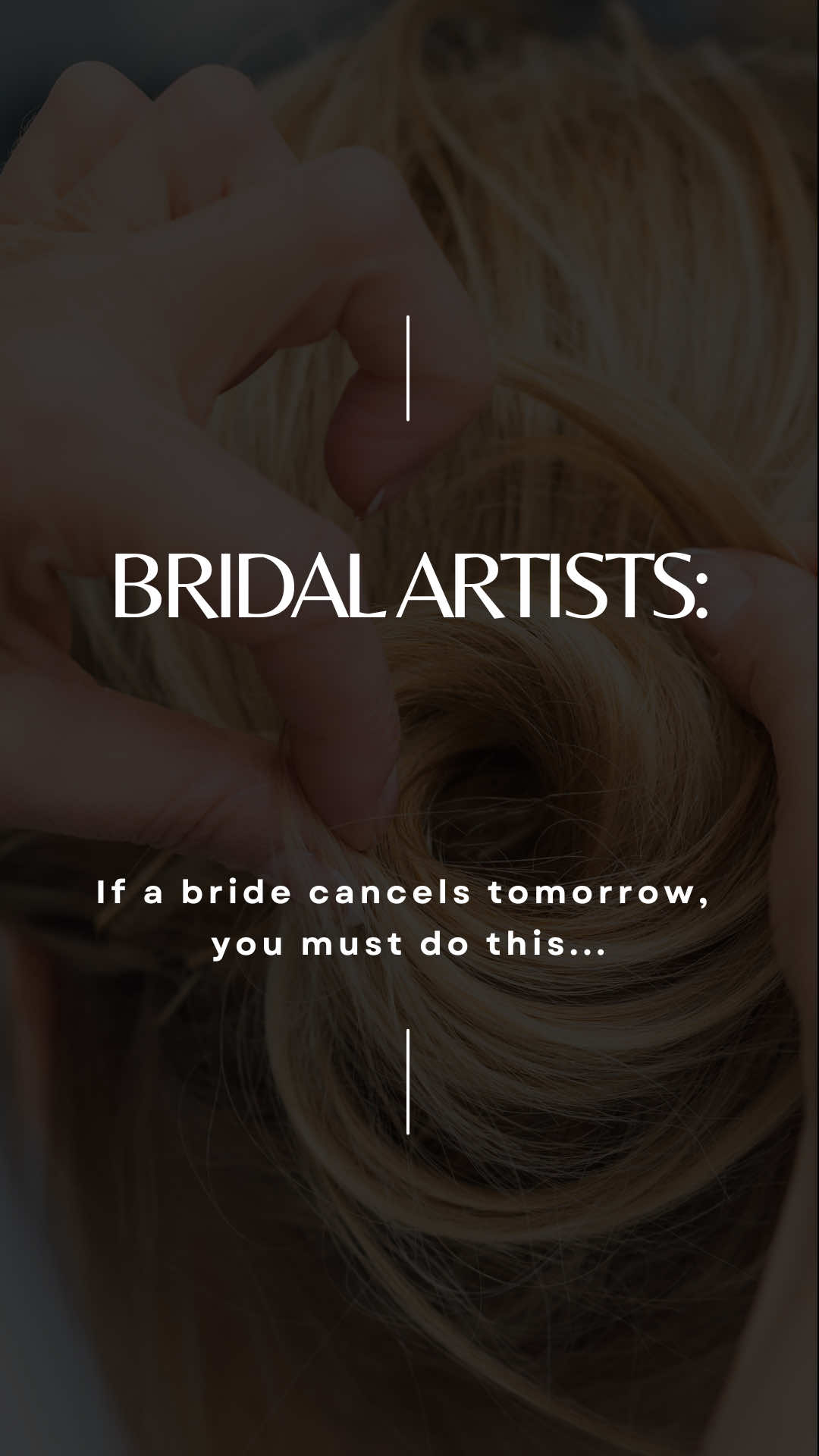 Most bridal artists don’t want to hear this 🤦🏻‍♀️ but it’s the truth: You can’t call it a business if one cancellation can wipe out your income. From day one, I knew I didn’t want to build a business that depended on luck or “good brides.” That’s why I invested in a bridal business coach before I ever took my first client. Because I understood something most artists don’t, systems aren’t a luxury, they’re protection. Every policy, every contract, every retainer I have in place isn’t just paperwork, it’s what keeps my business stable, secure, and professional. And it’s the reason I don’t panic when something unexpected happens… because I’m prepared. But here’s the thing, most artists don’t realize how unprotected they are until it’s too late. Until the bride cancels. Until the refund request comes. Until they realize they never set boundaries around their time, energy, or income. And that’s exactly why I created The Profitable Artist Collective. Inside this membership, I’m teaching bridal hair and makeup artists how to stop running on chaos and start building with confidence. Every month, I host exclusive business masterclasses where we break down real-world scenarios, like how to handle cancellations, contracts, client policies, communication systems, and pricing structures that actually protect your profit. Because knowing how to handle cancellations isn’t optional, it’s part of being a professional. And if you don’t have those systems in place yet, this is your sign to stop waiting and start leading your business like a CEO. 👉🏻 Join the waitlist for The Profitable Artist Collective today and learn how to build a business that’s protected, profitable, and professional, from the inside out. #bridalmakeupartist #bridalhairstylist #makeupartistbusiness #hairstylistbusiness #beautybusinesscoach               