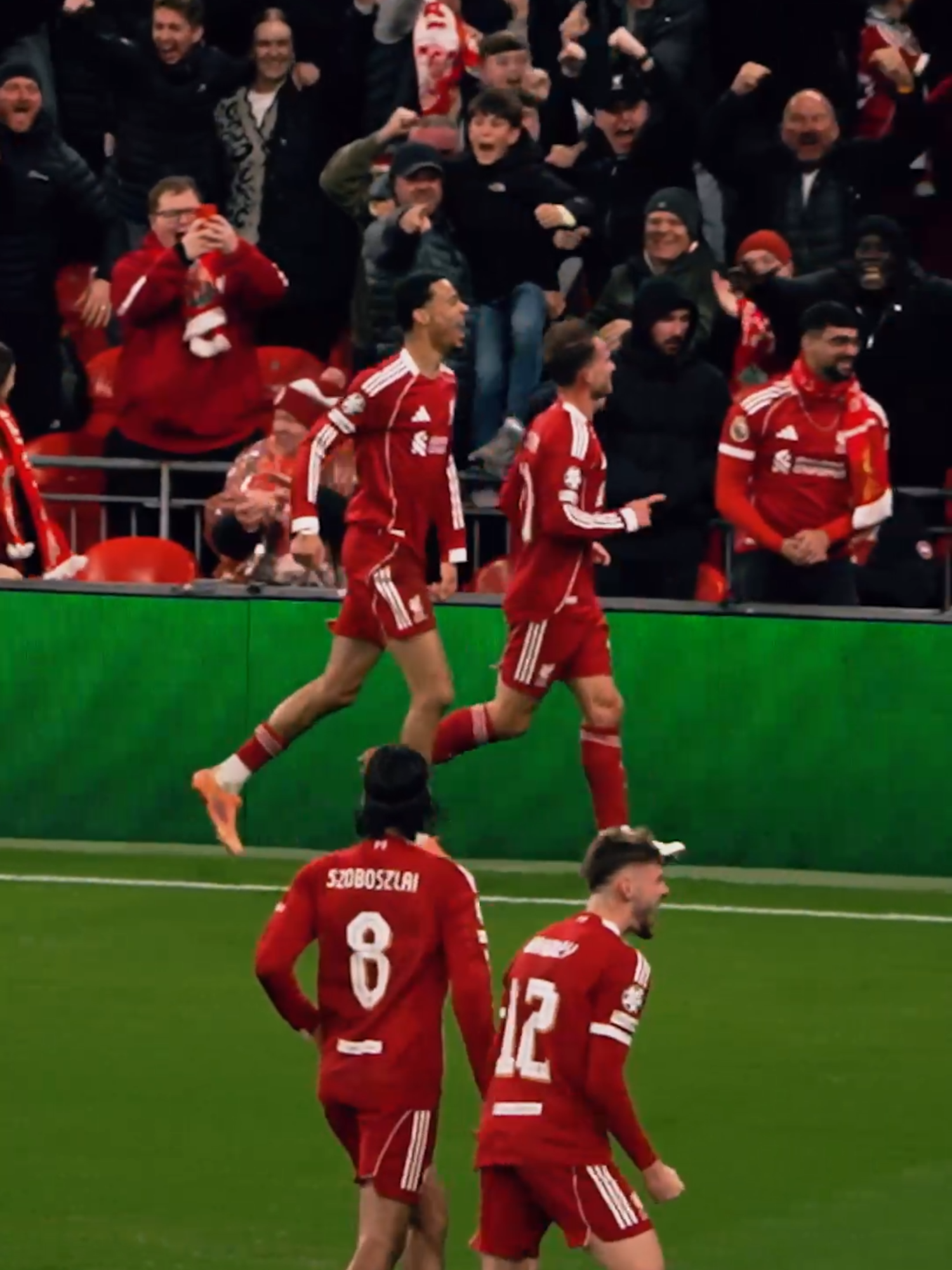 Macca in slow motion 😍 #UCL #Liverpool #MacAllister