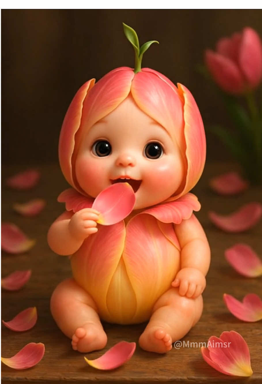 Tulip baby🌷✨#asmr #satisfyingvideo #eating #satisfying #tulip 