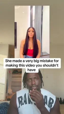 She made a very big mistake for making this video you shouldn’t have  #trendingvideo #viral_video_tiktok #nigeria #verydarkman #reginadaniels 