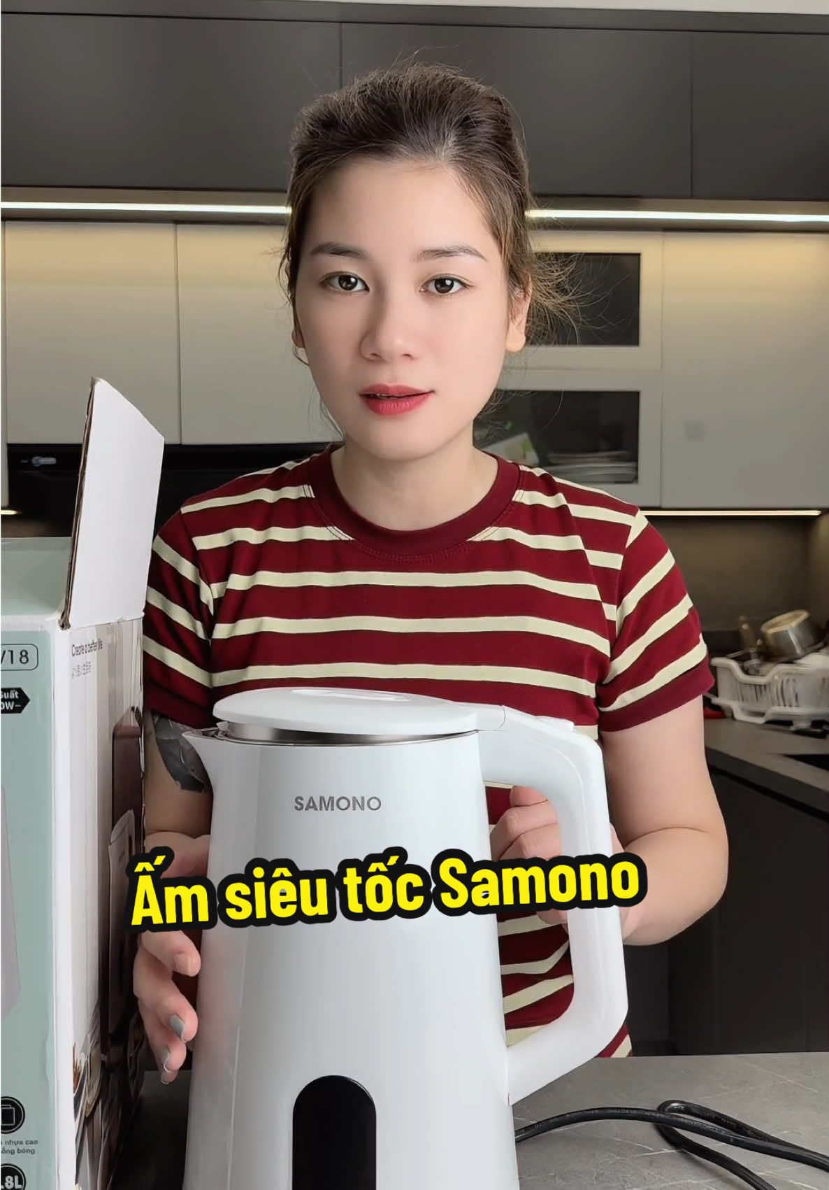 Ấm đun siêu tốc Samono dung tích 1800ml tiện lợi #amdunsieutoc #binhsieutoc #samono 