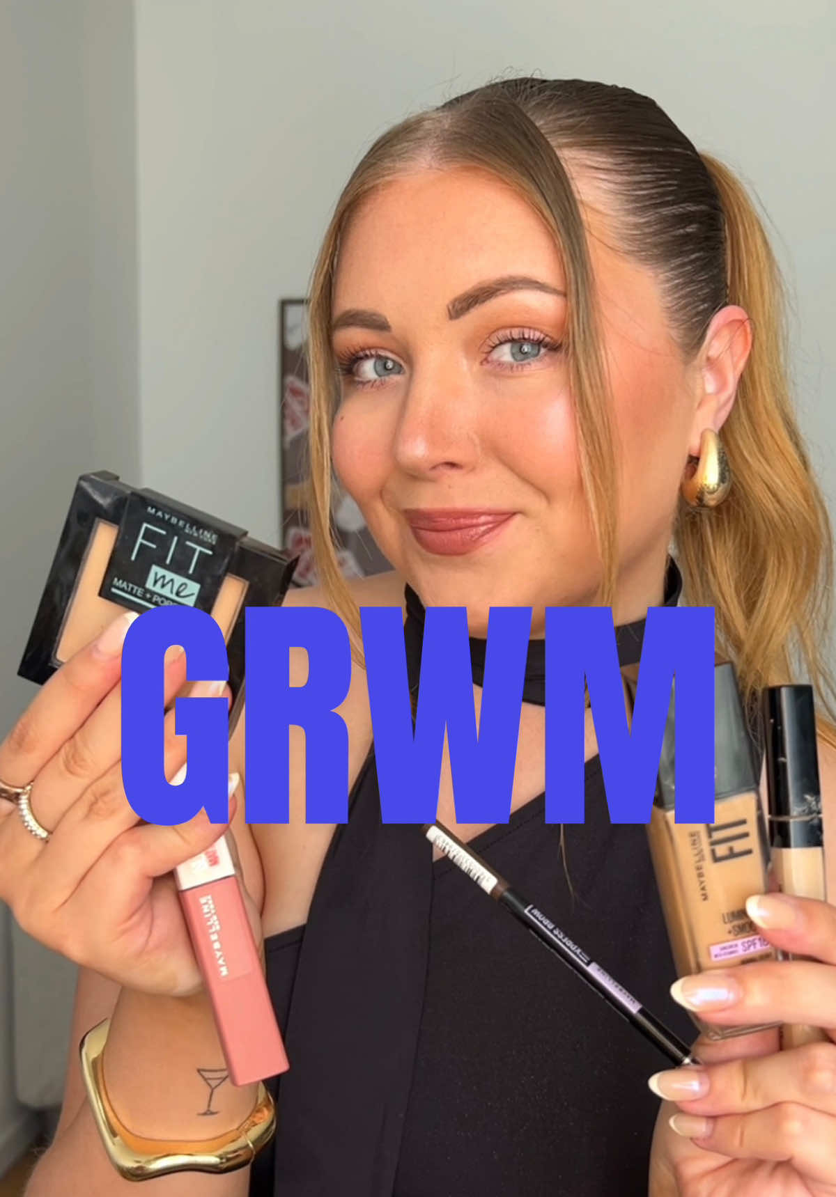 #ugcexamplevideo för @Maybelline NY 💄 Det här är min sminkrutin med bara Maybelline New York produkter! #makeuptutorial #MakeupRoutine #grwm #ugckreaktör 