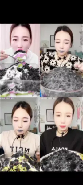 Nagre-reply kay @erniatynia black ice🫦 #crunchy #dryicemukbang #compilation #mountainice #qian 