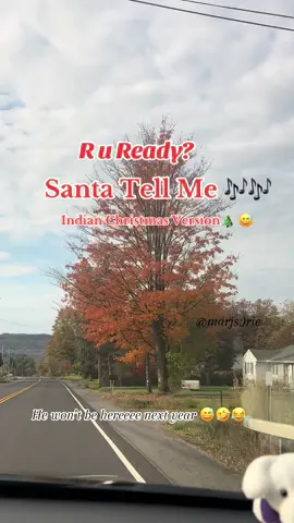Santa tell me Indian Christmas version #xmas #trending #fyp #viral #song 