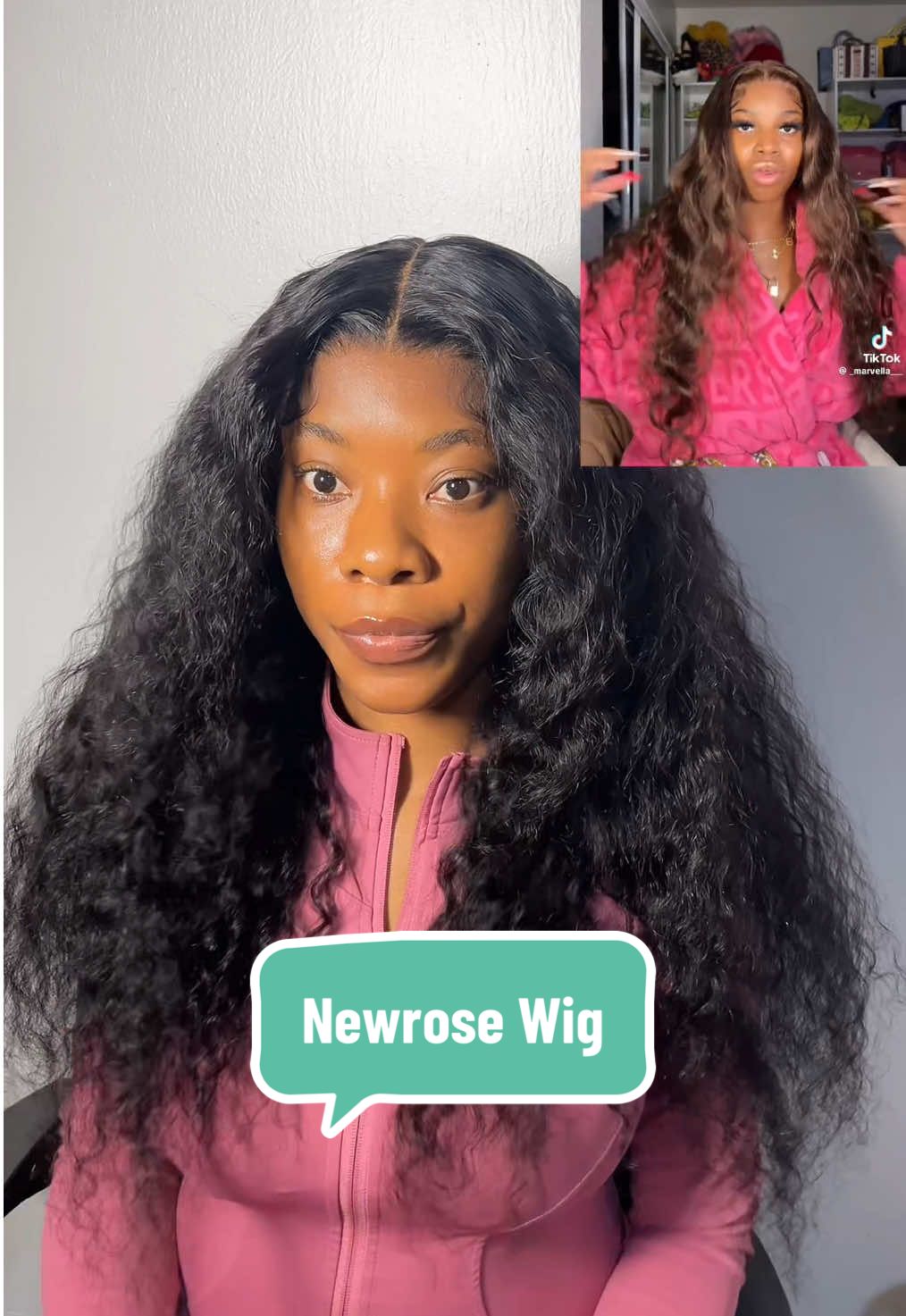 Newrose 26inch 13x6 Deep Wave Wig 15A raw 100% Human hair Same wig linked in bye oh Grab one for yourself besties 💕 @Newrose_Wig  #wiginstalltutorial #marvella  #amazondeepwavewig #deepwavewig #wigvideos 