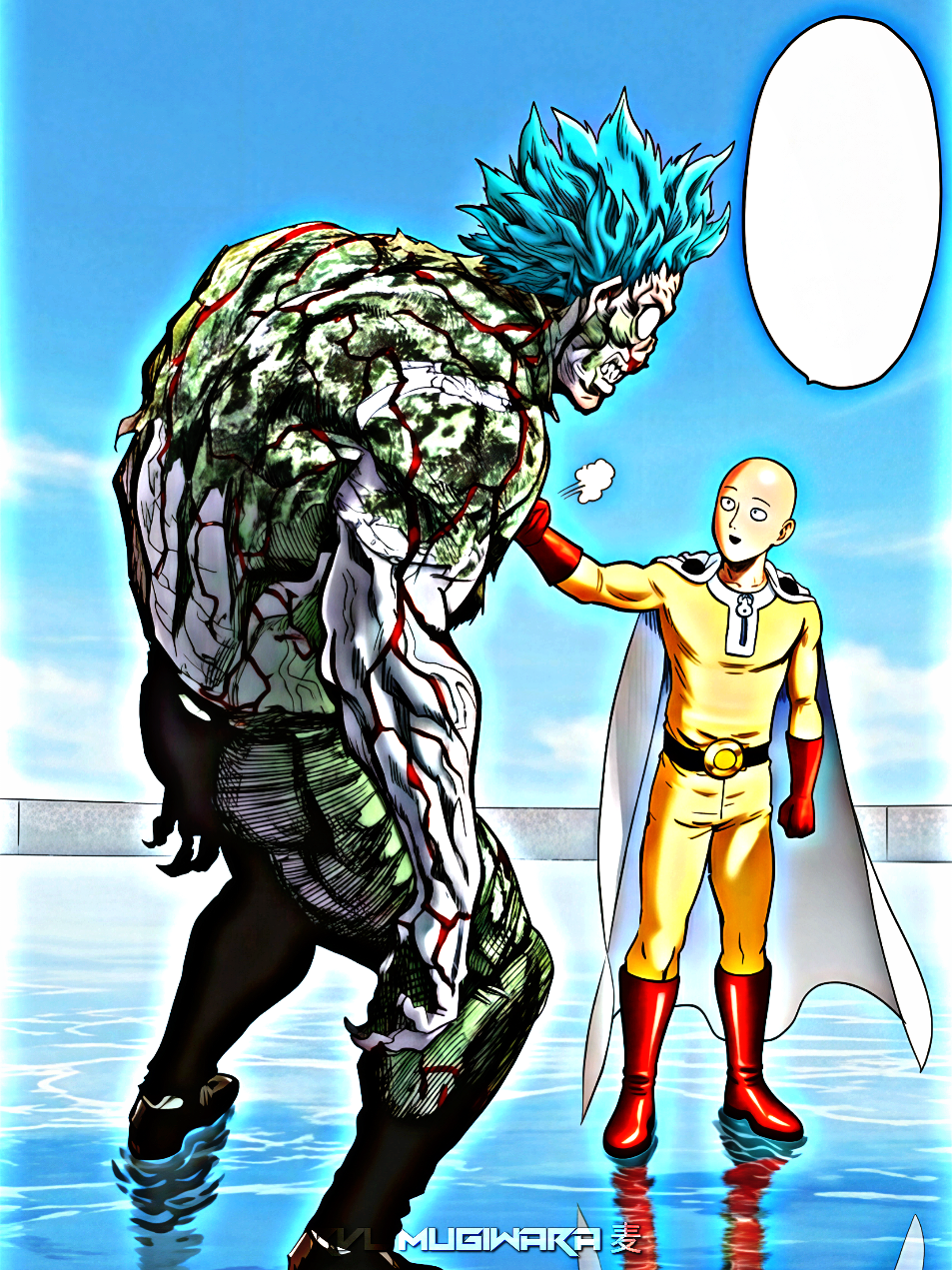 Saitama membawa pergi Amai Mask #saitama #amaimask #onepunchman #manga #ravil🌅 