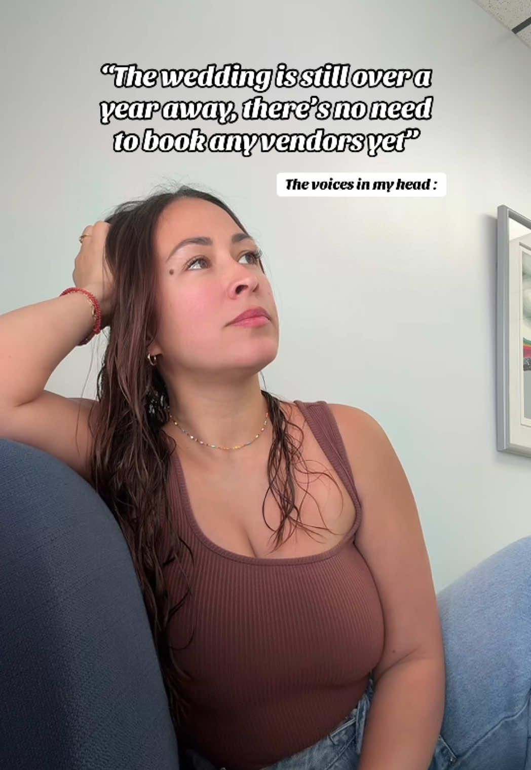 I blame it on the voices 😅 • #wedding #weddingplanning #viralvideo #2027bride 