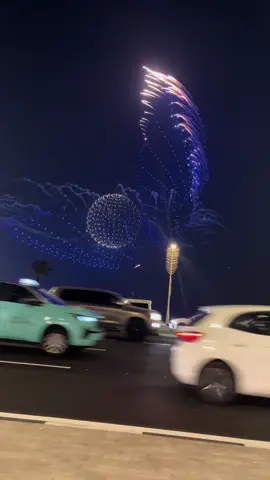 Qatar 2025 Boat show fire works in Mina Port #qatar #fireworks #doha