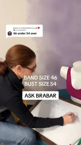 Replying to @Gabby||Mommy👼🩷 🦆 band size 46 / bust size 54 what’s your size? #ASKBRABAR #brasizingbasics #brasizinghelp 