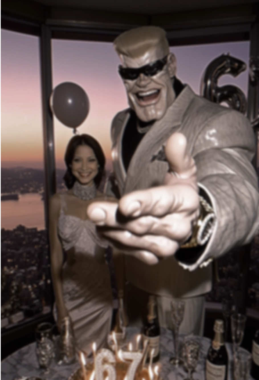 67 Years Of Power - Every Boss Paid Respect 🎂🕶️ #weirdcore #surreal #mafia #ai #entertainment 