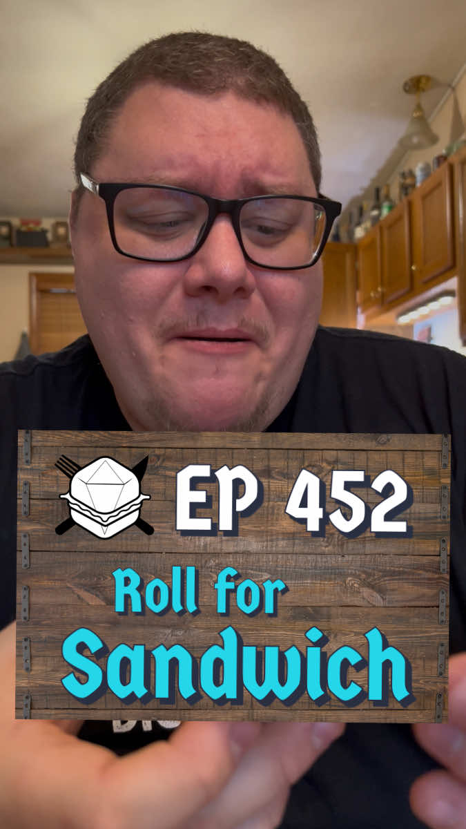 S9 - E452 - 11/5/25 - I’m so excited about this show in my hometown! Hope to see you there! . . . #rollforsandwich #dungeonsanddragons #sandwich #food #dragonsmilk @Dragon's Milk 