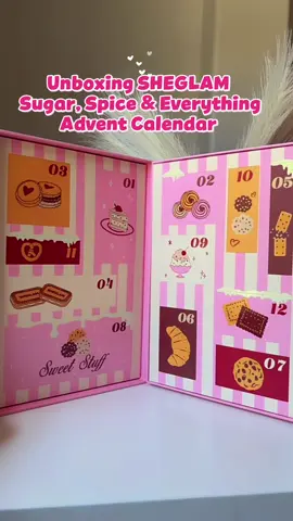 You just discovered the sweetest/prettiest/cutest advent calendar—cookie vibes & all that GLAM! 🍪 Oops, I promised myself I’d only open one a day…but who’s counting anyway? 😂 search the item id 192908759 To purchase on app or website  @SHEGLAM   #SHEGLAM #SHEGLAMadventcalender #SHEGLAMblackfriday #SHEGLAMhaul #fullfaceofsheglam
