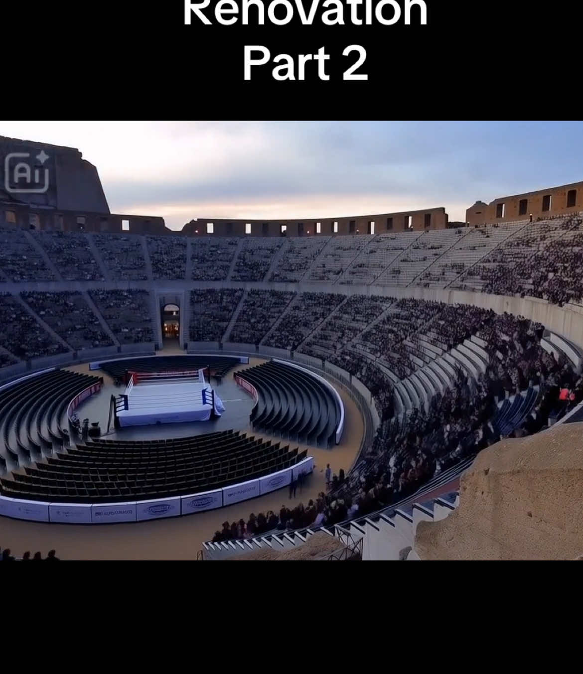 Part 2 the colosseum Rome #colosseum #rome #gladiator #arena #restoration 
