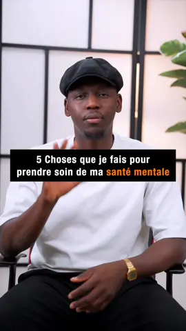 5 Choses que je fais pour prendre soin de ma santé mentale  Et toi, qu’est-ce que tu mets en place pour prendre soin de ta santé mentale ?  En conférence prochainement à Kinshasa et Cotonou  22 Novembre à Kinshasa : +243 970 245 525 | 823 178 765 6 Décembre à Cotonou : +229 01 97 19 91 85 #santémentale #developpementpersonnel #entrepreneur #conseils #diaspora 