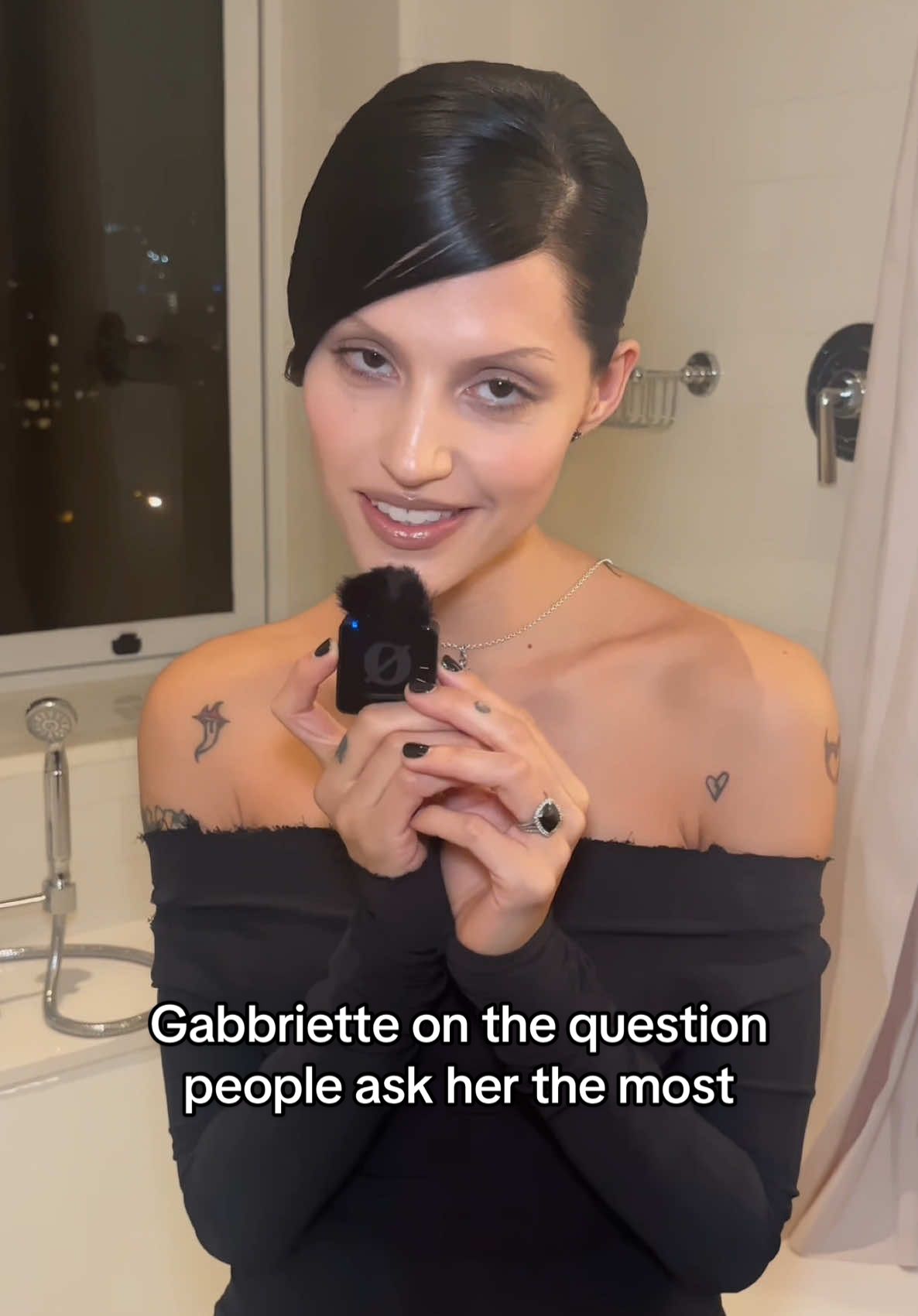 Replying to @Jes ⭐️ All eyes on Gabbriette — exactly where they should be. @gabbriette wears MAC to the CFDA Fashion Awards. 🖤