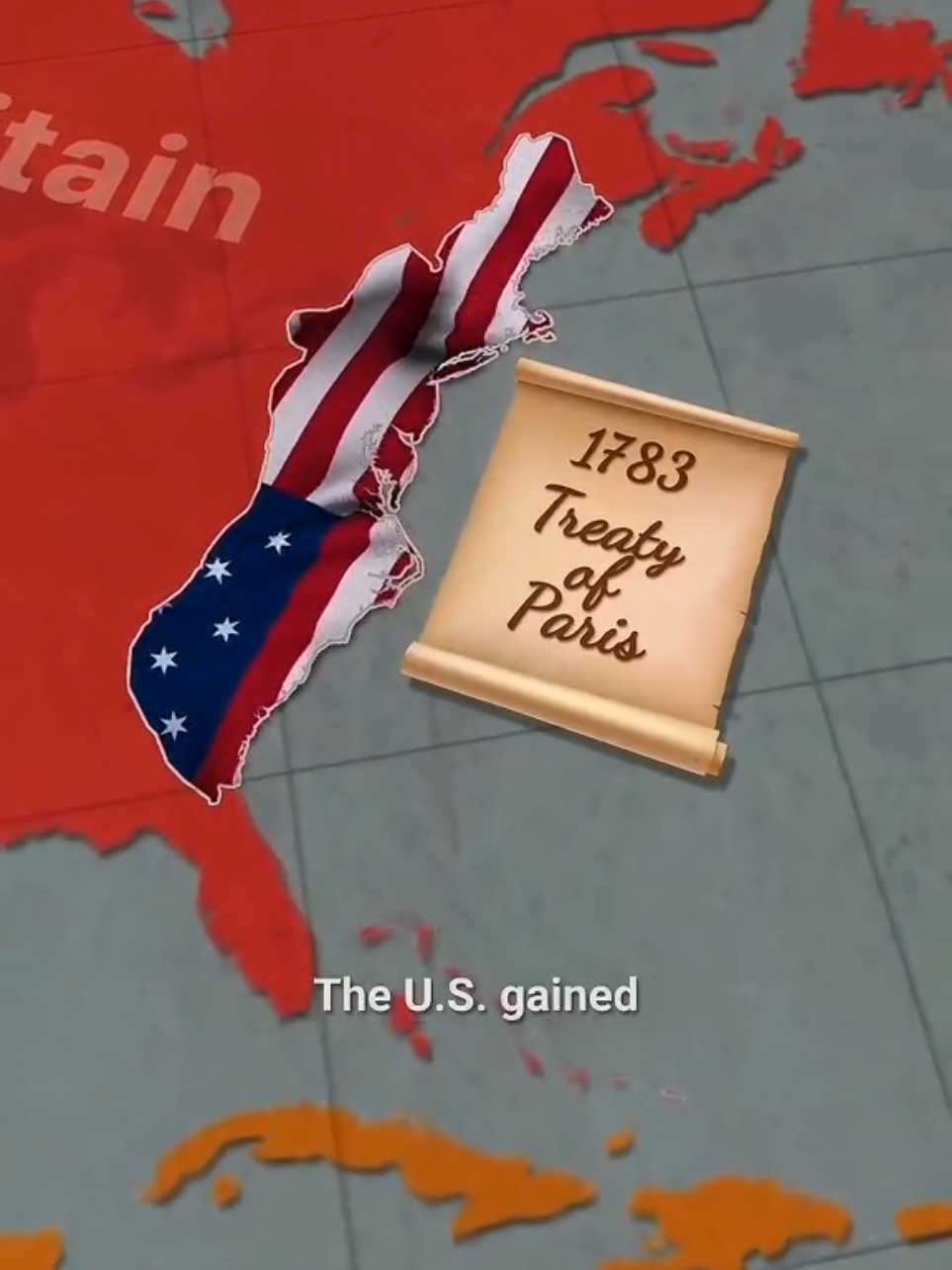 ازاي أمريكا🇺🇸 اتحولت من كام مستعمره الي أكثر من 11 ضعف تقريبا🤔#viral 