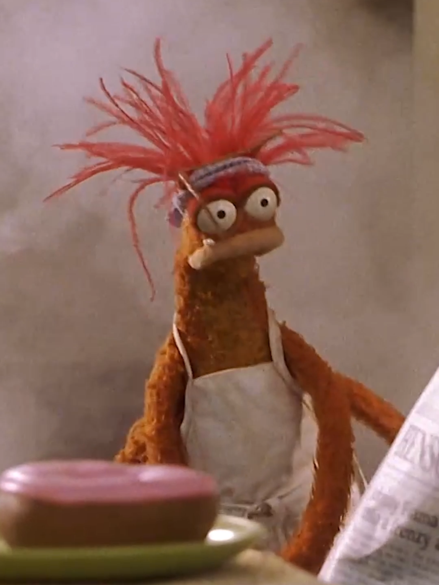 me making #thanksgiving dinner #muppets #pepethekingprawn #kermit #hilarious