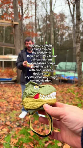 Fun walkie talkies for kids Adventure awaits! Let kids explore the world with their own T-Rex team! Vvinca's vibrant walkie talkies bring playtime to life with dino-inspired designs and crystal-clear long-range communication. @Vvinca #toys #kidstoys #populartiktok 