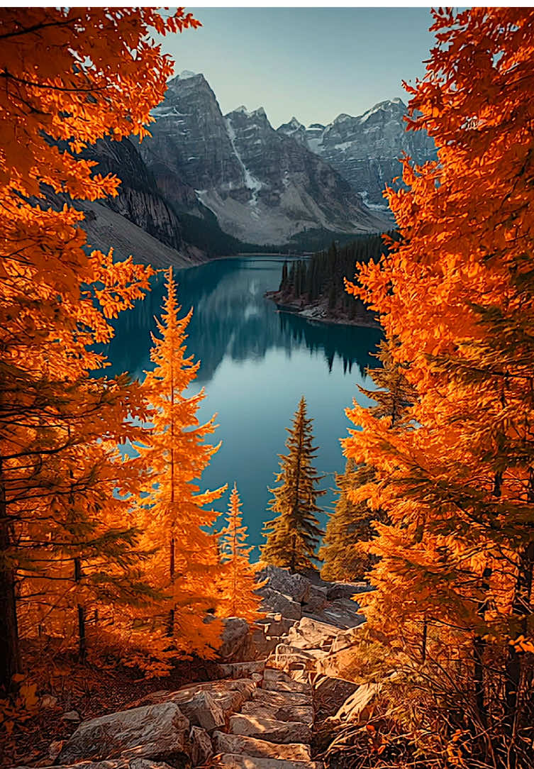 Relaxed autumnal walk to the lake #RelaxationTV #naturelovers #sunset #forestlover #relaxingtime #foryou #naturetok #soothingvibes #calmingvideo  