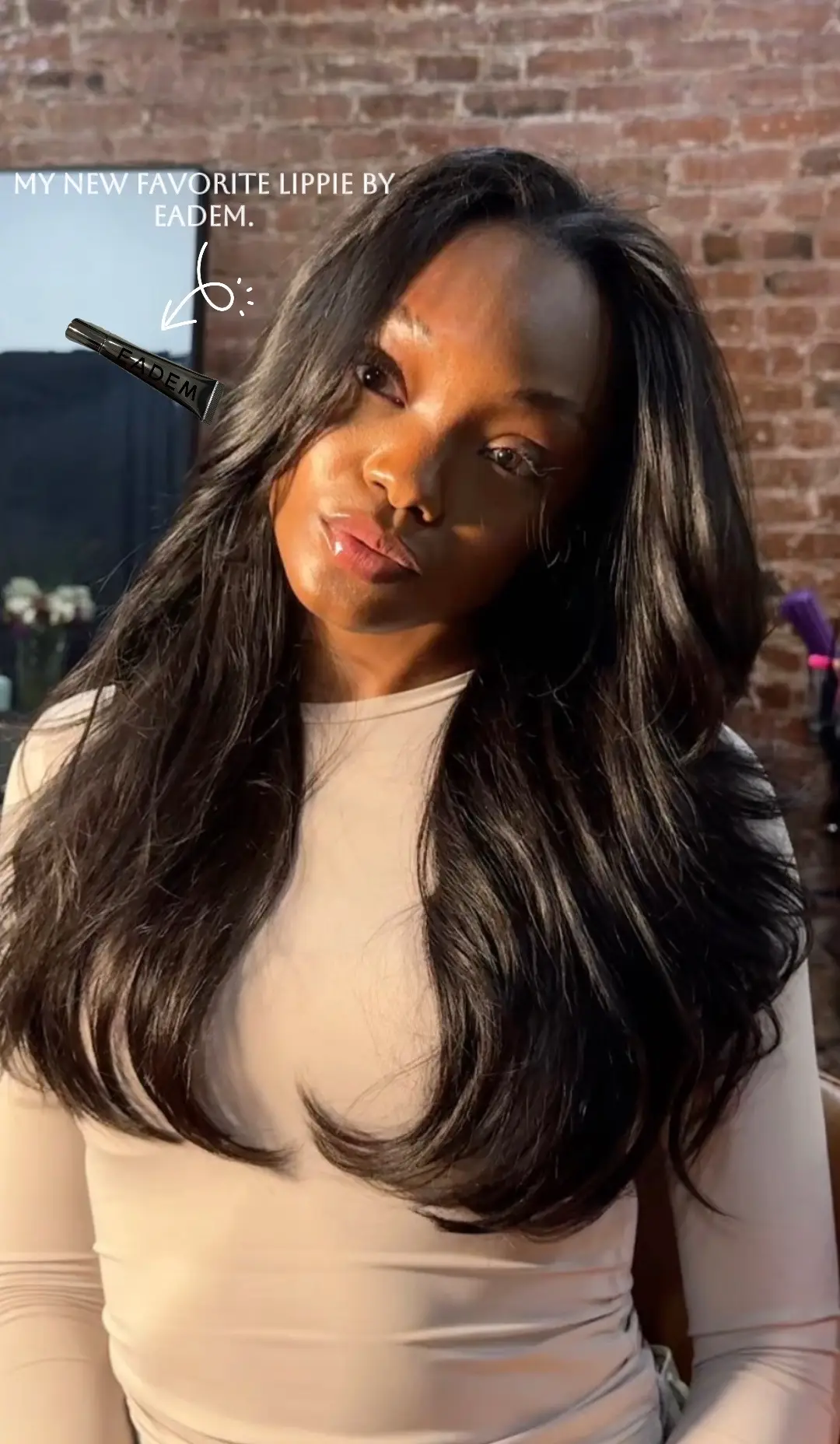 my new favorite lippie by @EADEM guava fresca 🌺