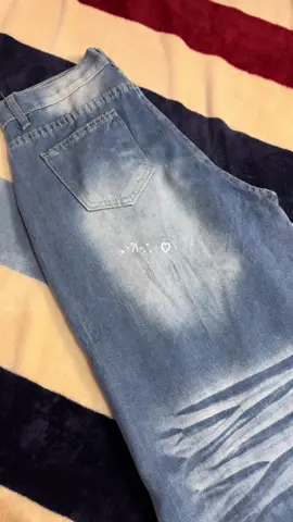 Denim wide-leg 🔥#fyp #denimjeans 