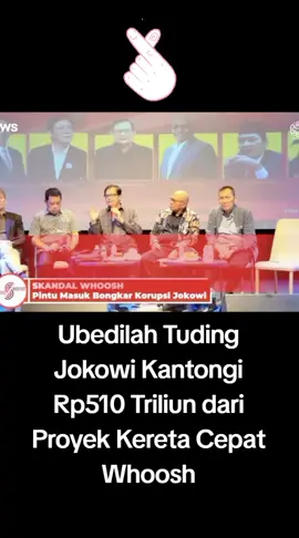 #Ubedilah Tuding Jokowi Kantongi Rp510 Triliun dari Proyek Kereta Cepat Whoosh