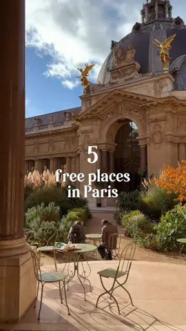 5 FREE places in Paris 😍🇫🇷 We still can’t believe these are free, and they’re some of our favorite spots in the city 🥰 #paris #paristravel #francetravel 