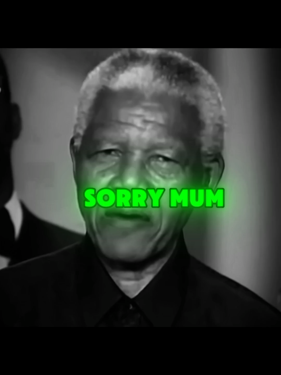 Sorry Mom... #nelsonmandela #nelsonquotes #nelsonmotivation #dailymotivation #lifelesson 