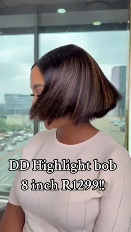 Confidence level: GLUELESS. 😎 This bob gives me everything—sass, class, and zero hassle@lisa_mthembu  Wig info : DD Highlight glueless 8 inch R1299!!  #remorehair #wigssouthafrica🇿🇦 #southafricatiktok🇿🇦 #fypシ゚viral #gluelesswig #wigstyling #bobwigs #highlightwig 